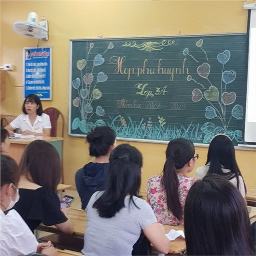 Trường Tiểu học Nông Nghiệp tổ chức họp phụ huynh đầu năm năm học 2022 - 2023